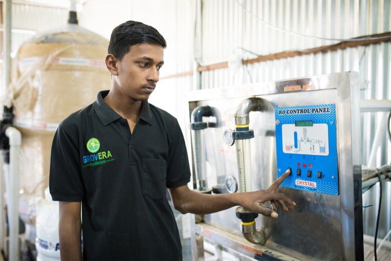 Inside NVPH Zone 3 basil herb forest Grovera Farms